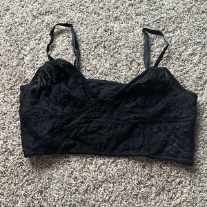 Free people black lace bralette